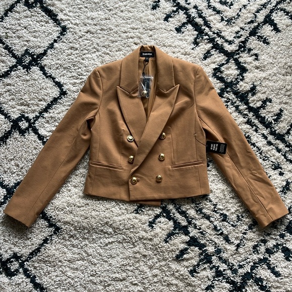 Express Cropped Blazer - Picture 2 of 4